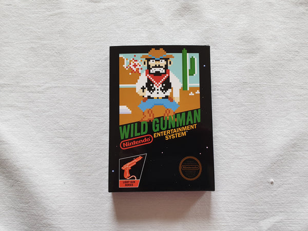 Wild Gunman NES Entertainment System Reproduction Box And Manual