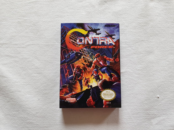 Contra Force NES Entertainment System Reproduction Box And Manual
