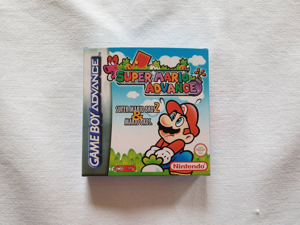 Super Mario Advance Gameboy Advance GBA Reproduction Box And Manual