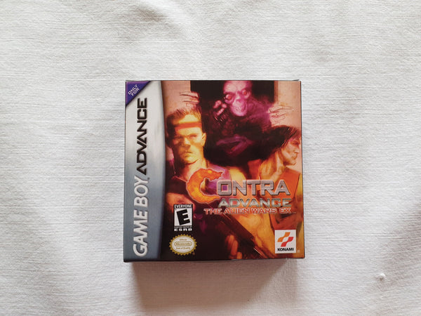 Contra Advance Gameboy Advance GBA Reproduction Box