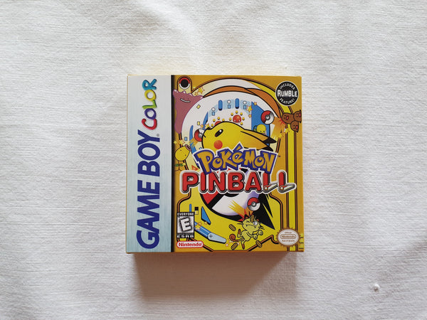 Pokemon Pinball Reproduction Box & Manual for Game Boy Color