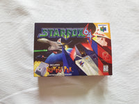 Starfox 64 Lylatwars N64 Reproduction Box With Manual - Top Quality Print And Material