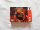 Mortal Kombat Trilogy N64 Reproduction Box With Manual - Top Quality Print And Material