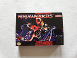 Ninja Warriors SNES Reproduction Box With Manual - Top Quality Print And Material