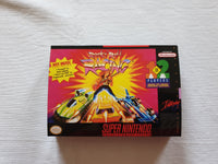 Rock N Roll Racing SNES Reproduction Box With Manual - Top Quality Print And Material