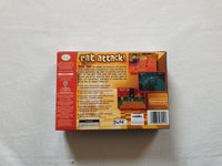 Rat Attack N64 Reproduction Box With Manual - Top Quality Print And Material