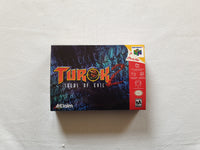 Turok 2 Seeds Of Evil N64 Reproduction Box With Manual - Top Quality Print And Material