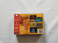 Bomberman Hero 64 N64 Reproduction Box With Manual - Top Quality Print And Material