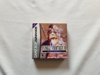 Final Fantasy IV Gameboy Advance GBA Reproduction Box And Manual