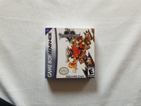 Kingdom Hearts Chain Of Memories Gameboy Advance GBA Reproduction Box And Manual