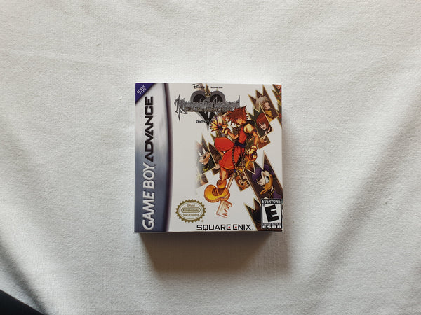 Kingdom Hearts Chain Of Memories Gameboy Advance GBA Reproduction Box And Manual
