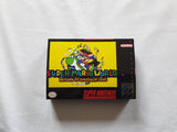 Super Mario World Return To Dinosaur Land SNES Reproduction Box With Manual - Top Quality Print And Material