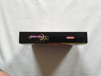 Sailor Moon R SNES Reproduction Box With Manual - Top Quality Print And Material