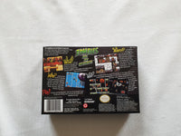 Zombies Ate my Neighbours SNES Reproduction Box With Manual - Top Quality Print And Material