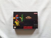 Super Metroid Redesign SNES Reproduction Box With Manual - Top Quality Print And Material
