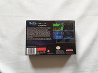 Super Metroid Ice Metal SNES Reproduction Box With Manual - Top Quality Print And Material
