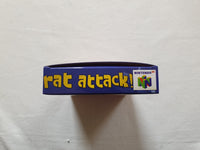 Rat Attack N64 Reproduction Box With Manual - Top Quality Print And Material