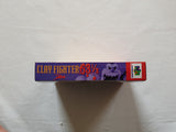 Clayfighter 63 N64 Reproduction Box With Manual - Top Quality Print And Material