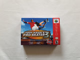 THPS 3 N64 Reproduction Box With Manual - Top Quality Print And Material