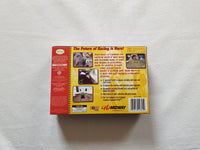 Stunt Racer N64 Reproduction Box With Manual - Top Quality Print And Material