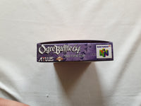 Ogre Battle 64 N64 Reproduction Box With Manual - Top Quality Print And Material