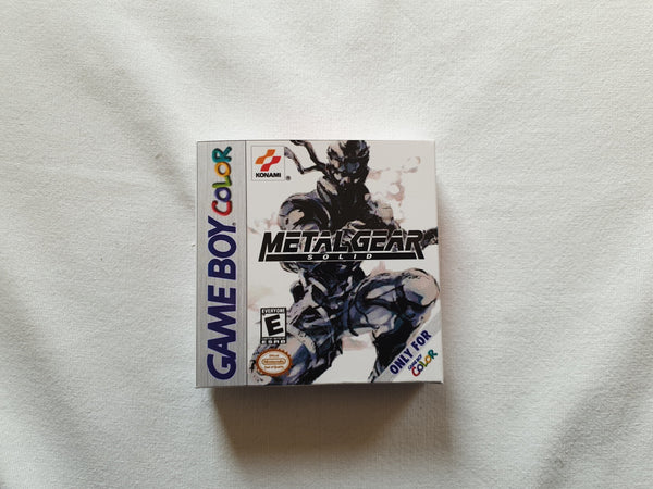Metal Gear Solid Gameboy Color GBC - Box With Insert - Top Quality