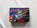 R Type 3 SNES Reproduction Box With Manual - Top Quality Print And Material