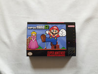 Super Mario Omega SNES Reproduction Box With Manual - Top Quality Print And Material