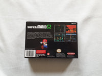 Super Mario Omega SNES Reproduction Box With Manual - Top Quality Print And Material