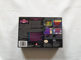 Uncharted Waters New Horizons SNES Reproduction Box With Manual - Top Quality Print And Material