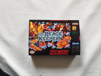 The Peace Keepers SNES Reproduction Box With Manual - Top Quality Print And Material