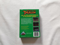 Challenge Of The Dragon NES Entertainment System Reproduction Box And Manual