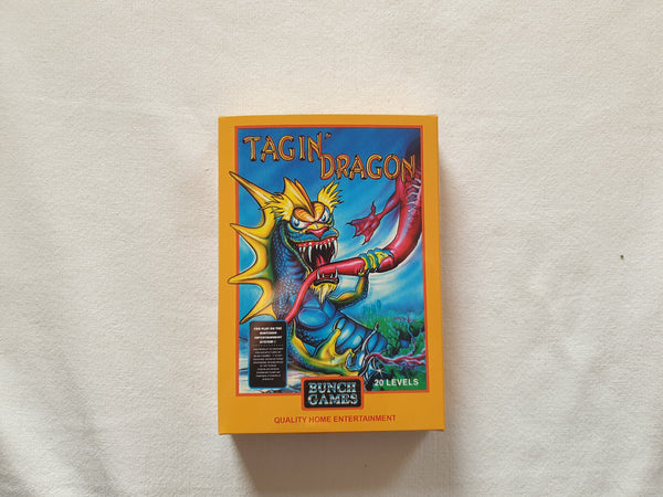 Tagin Dragon NES Entertainment System Reproduction Box And Manual