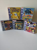 Trax Gameboy GB Reproduction Box With Manual - Top Quality Print And Material