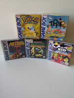 Lucle Gameboy Gameboy GB Reproduction Box With Manual - Top Quality Print And Material