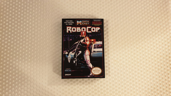 Robo Cop NES Entertainment System Reproduction Box And Manual