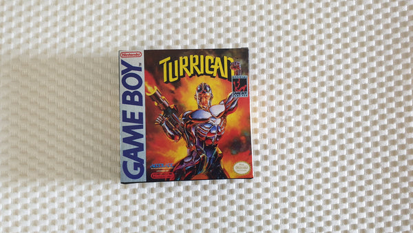 Turrican Gameboy GB Reproduction Box With Manual - Top Quality Print And Material