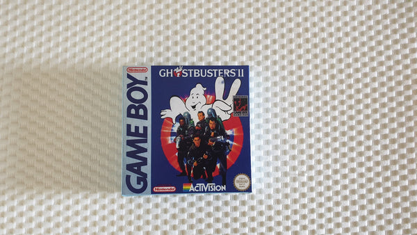 Ghostbusters 2 Gameboy GB Reproduction Box With Manual - Top Quality Print And Material