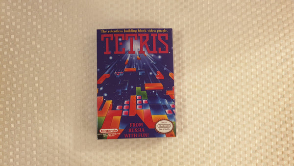 Tetris NES Entertainment System - Box Only - Top Quality Box