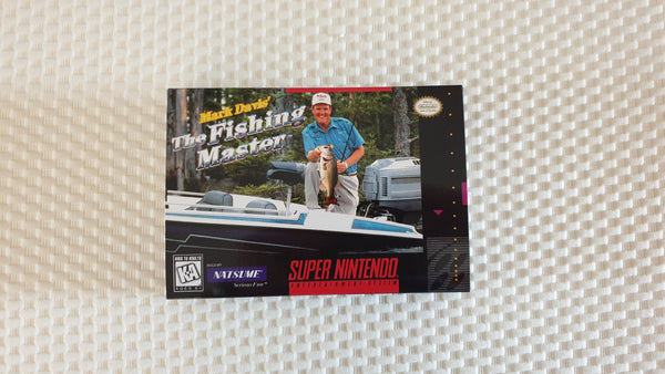 The Fishing Master Special Edition SNES Super NES - Box With Insert - Top Quality