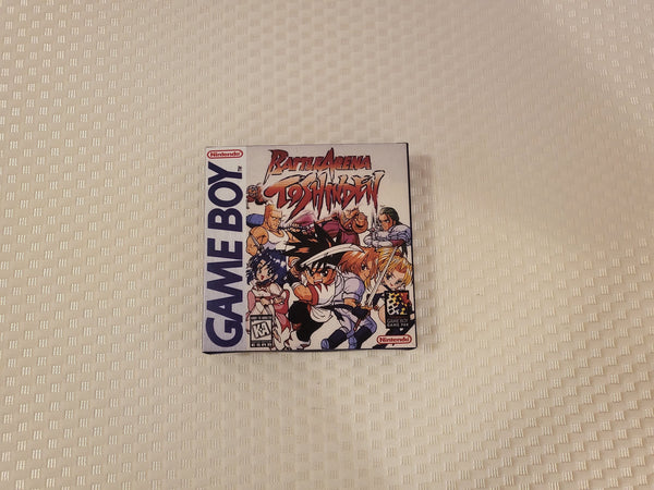 Battle Arena Toshinden Gameboy GB Reproduction Box With Manual - Top Quality Print And Material