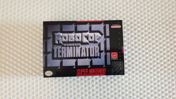 Robocop SNES Super NES - Box With Insert - Top Quality