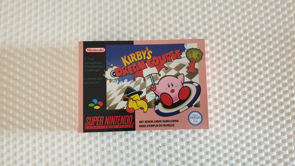 Kirby Dream Course SNES Super NES - Box With Insert - Top Quality