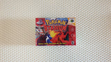 Pokemon Stadium N64 Reproduction Box With Manual - Top Quality Print And Material