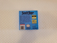 Sword Of Hope 2 Gameboy GB Reproduction Box With Manual - Top Quality Print And Material