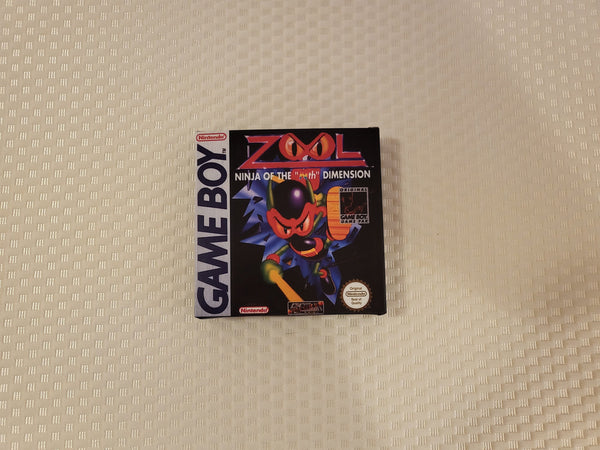 Zool Game Boy GB Reproduction Box With Manual Cover Case Gameboy