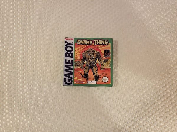 Swamp Thing Gameboy GB Reproduction Box With Manual - Top Quality Print And Material