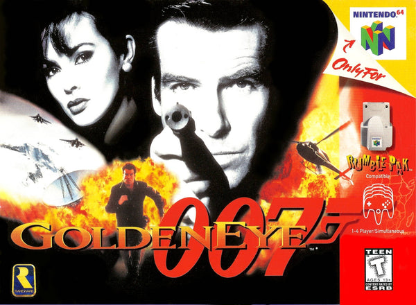 GoldenEye 007 Reproduction Box With Manual - Top Quality Print And Material