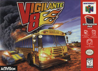 Vigilante 8 N64 Reproduction Box With Manual - Top Quality Print And Material