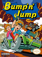 Bump 'n' Jump NES Entertainment System Reproduction Box And Manual